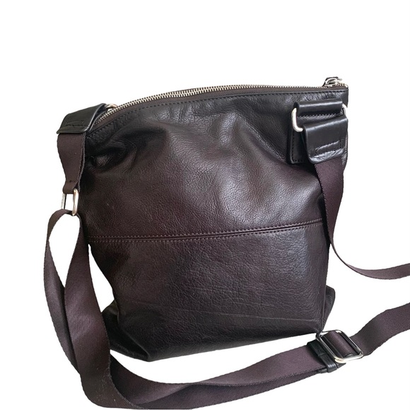 Margot Dark Brown Leather Crossbody Bag - Picture 6 of 11